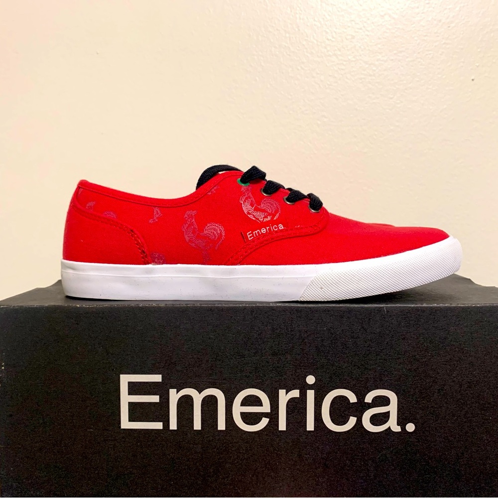 Limited series original Sriracha Emerica Shoes.